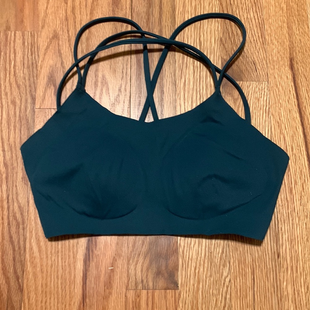 Green (with a little blue) aerie bra